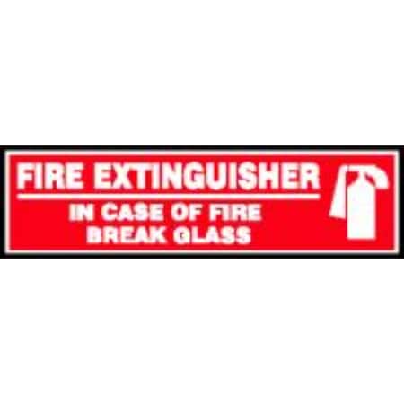 SAFETY LABEL FIRE EXTINGUISHER  IN LFXG504